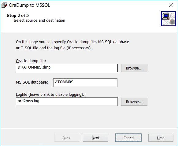 OraDump to MSSQL product image