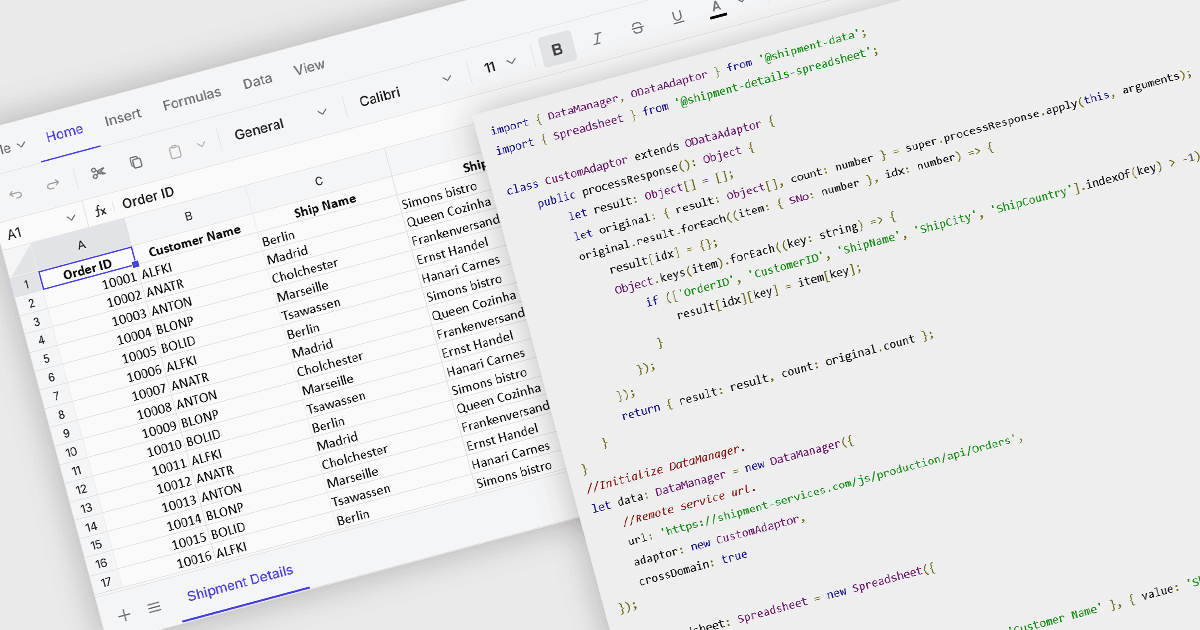Bind Vue.js Spreadsheets to External Data Sources