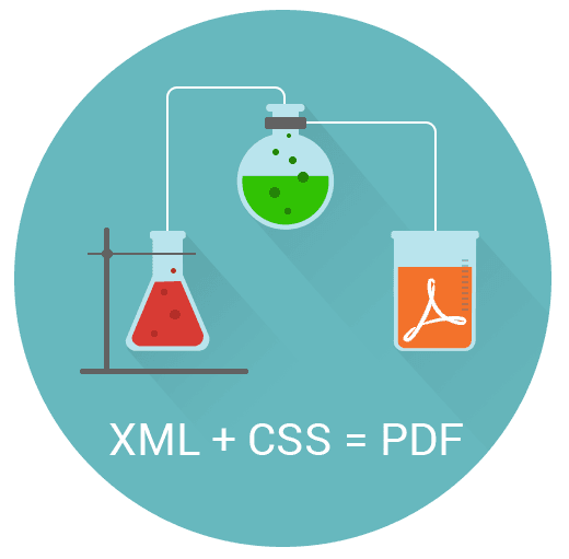 HTML5/XML to PDF Converter - styled with CSS.