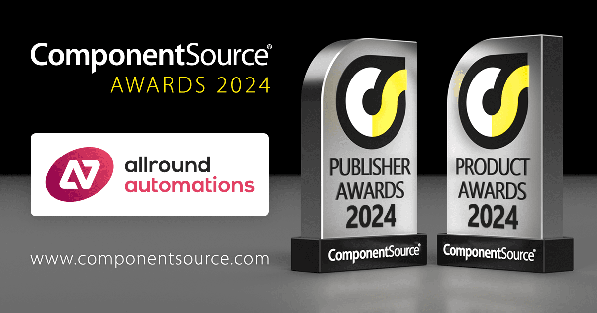 Allround Automations Wins Two ComponentSource Awards