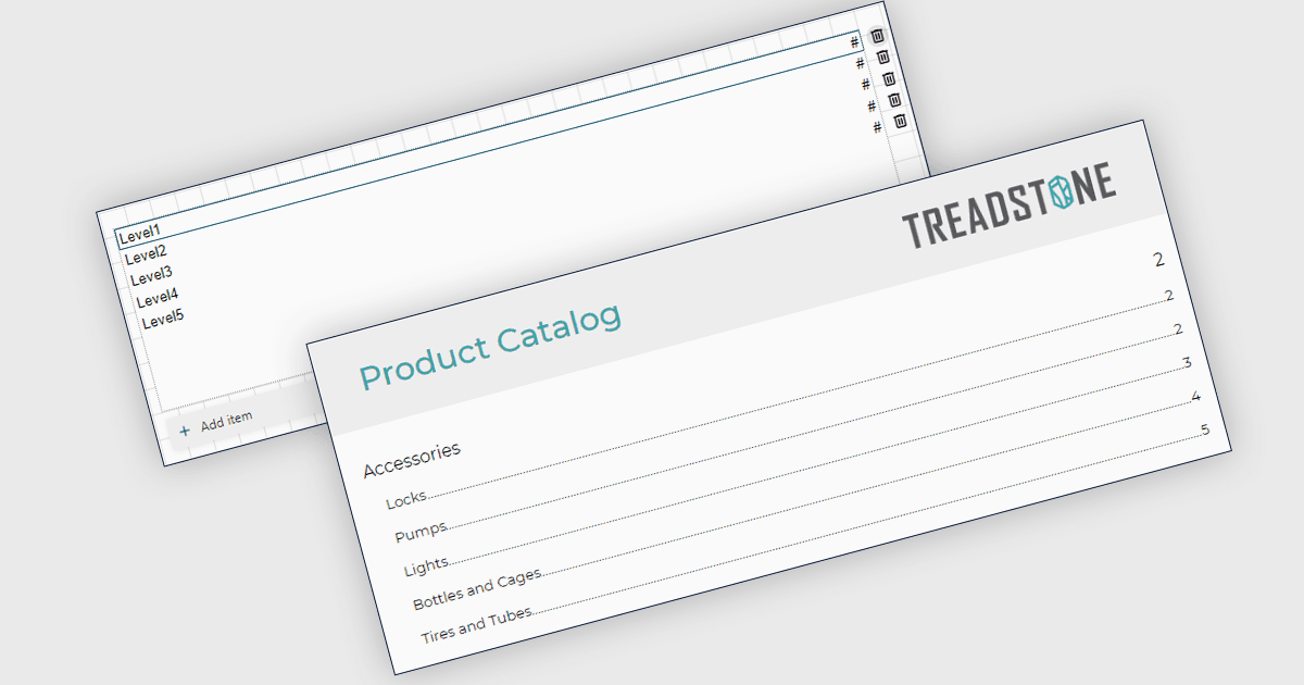 Quickly Navigate React Reports with Tables of Contents