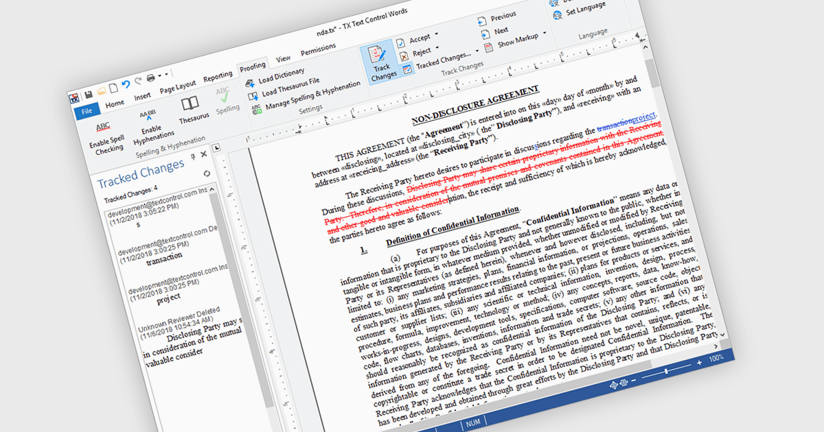 Track Document Edits with Full Change History