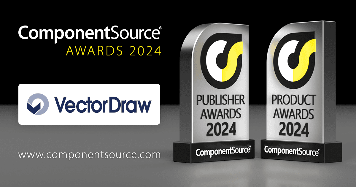 VectorDraw Wins Two ComponentSource Awards