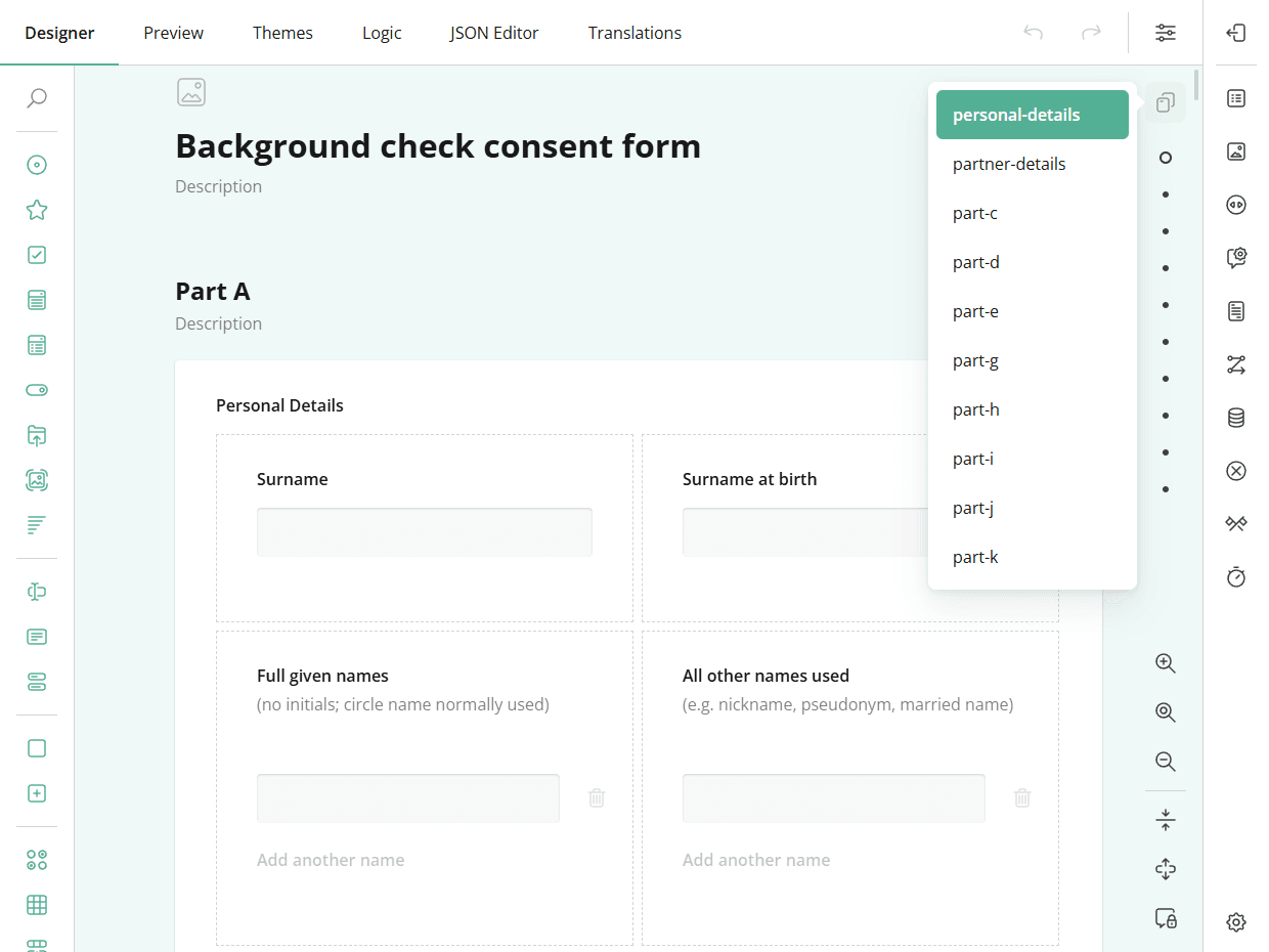 SurveyJS Survey Creator 产品图片