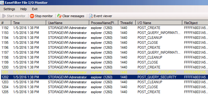 EaseFilter File System Monitor Filter Driver SDK 제품 이미지