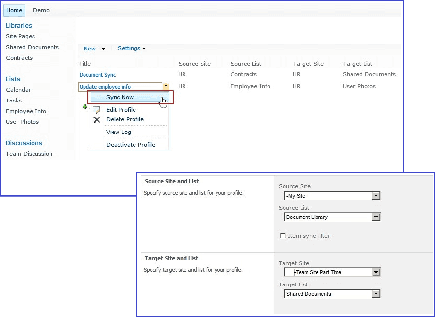 SharePoint List Sync released