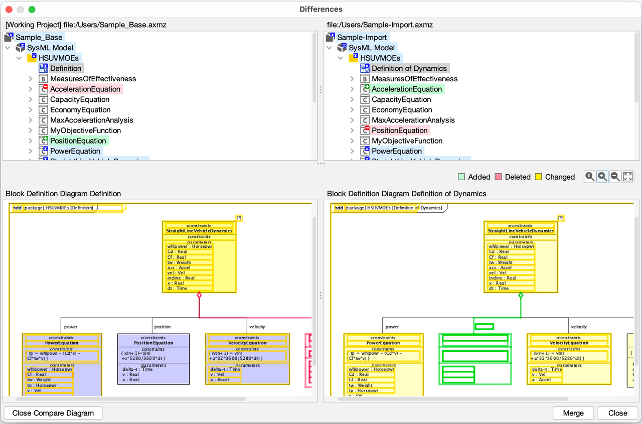 Compare and Merge and Work efficiently with your team members.