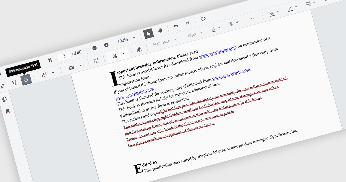 Collaboratively Review PDFs with Visible Deletions