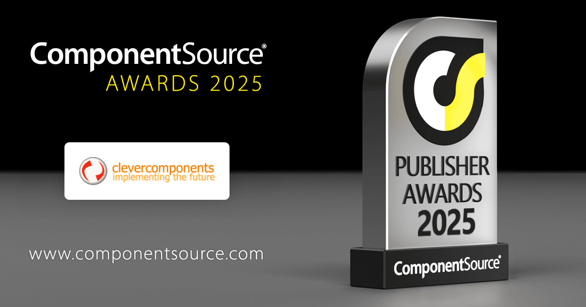 Clever Components Wins ComponentSource Award