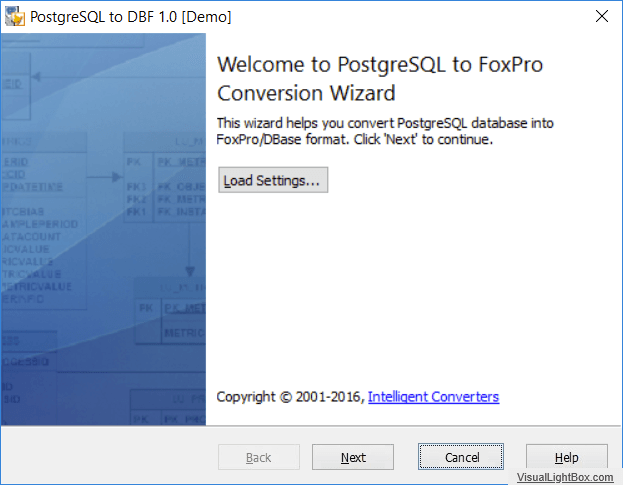 PostgreSQL to FoxPro product image