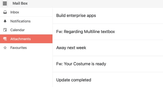 Kendo UI Vue UI Navigation Controls 제품 이미지 Kendo UI Vue UI Navigation Controls 제품 이미지