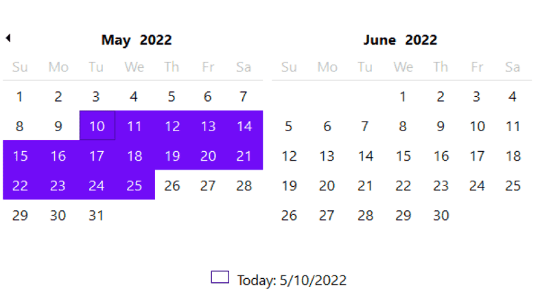 ComponentOne WinForms CalendarView product image