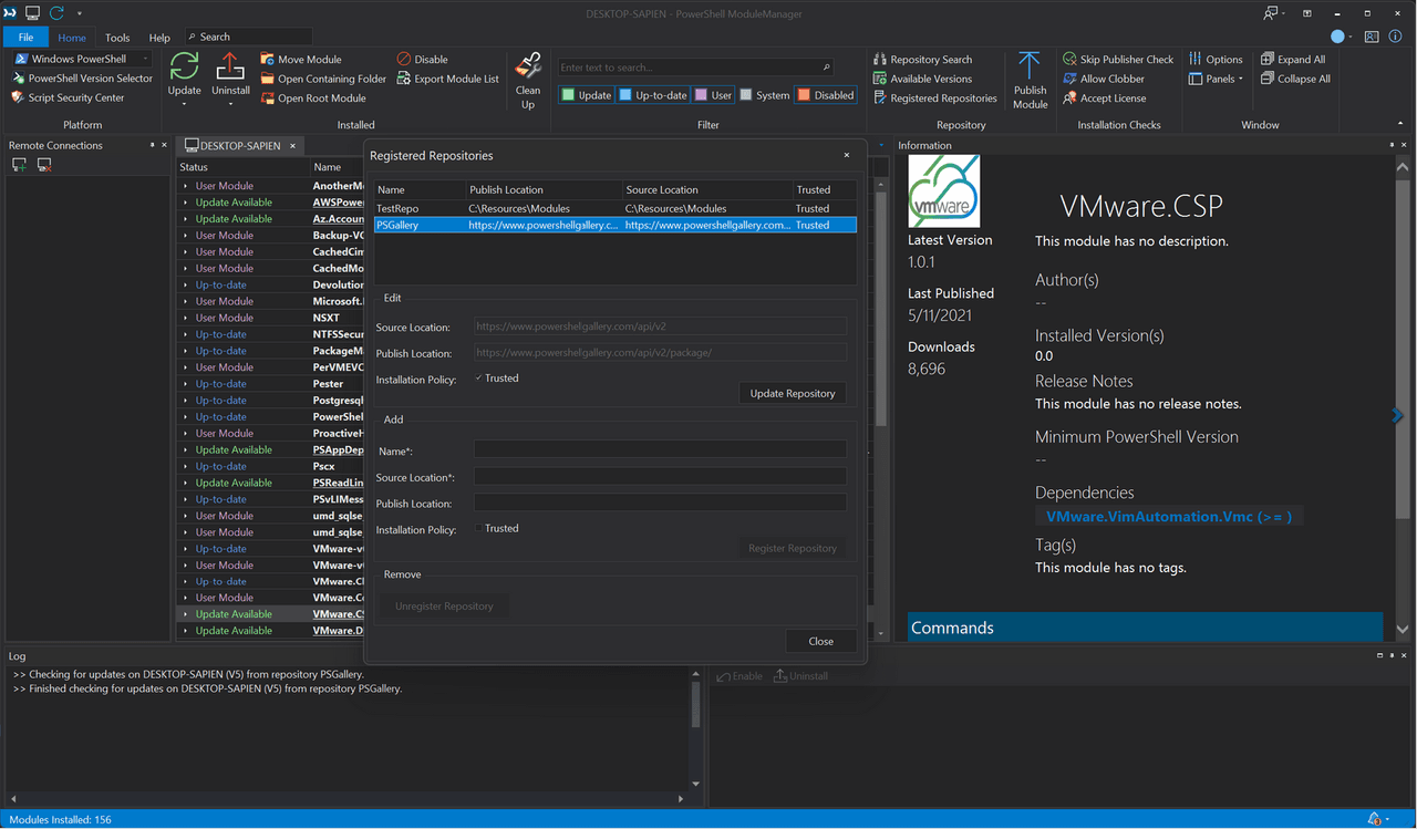 immagine del prodotto PowerShell ModuleManager