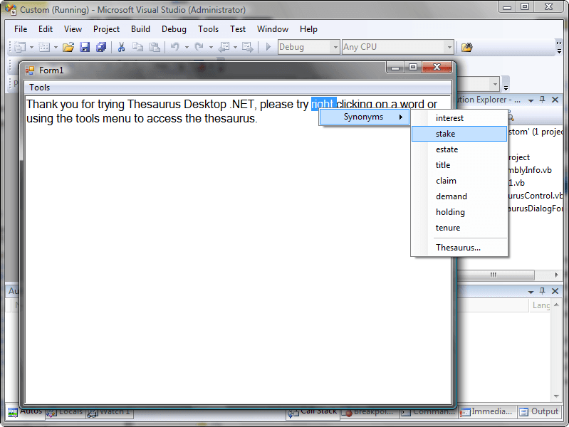 A RapidSpell Thesaurus is also available to offer a more complete experience to your customers.