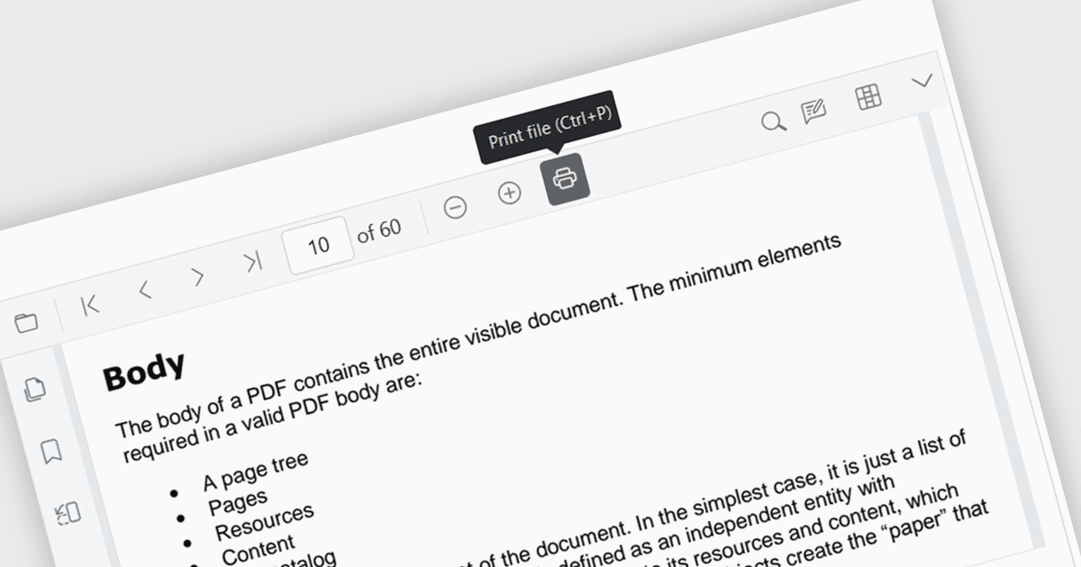 Streamline Workflows with In-App PDF Printing
