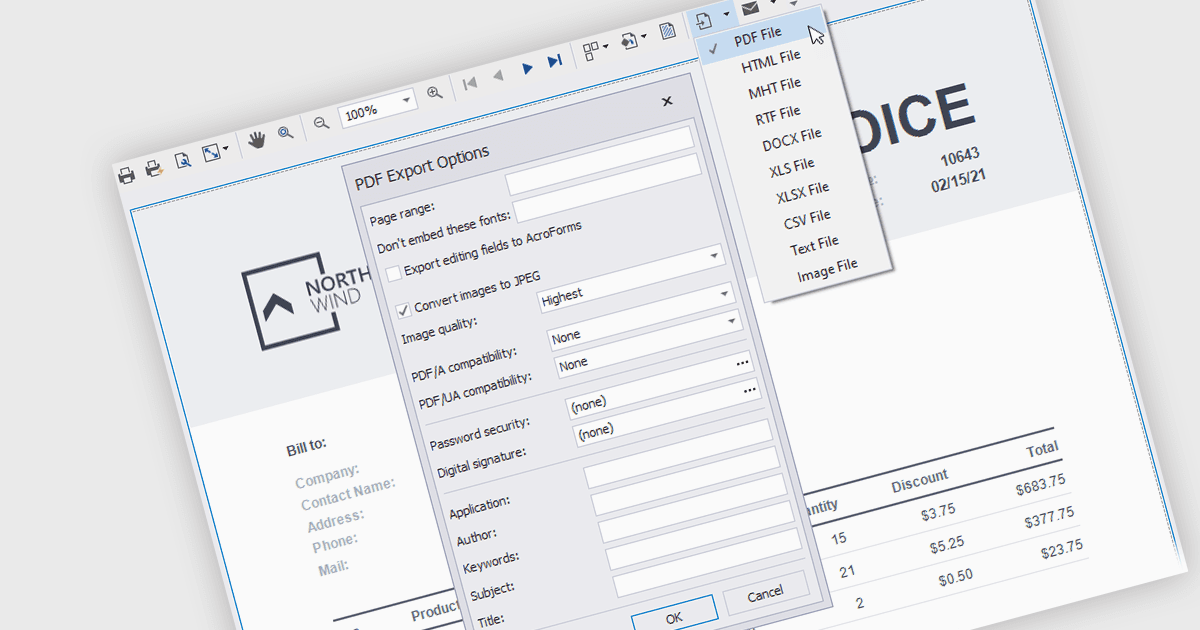 Simplify Report Sharing with Diverse Export Options
