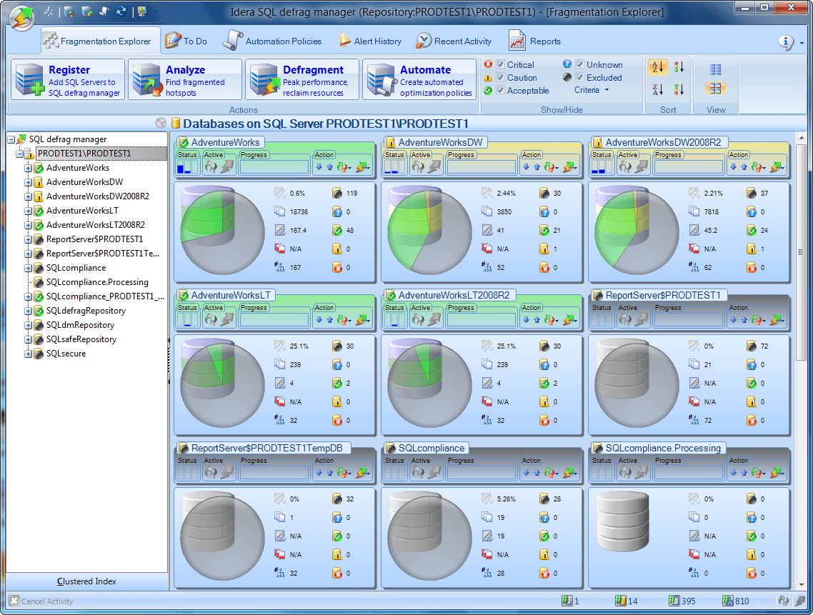 SQL Defrag Manager released