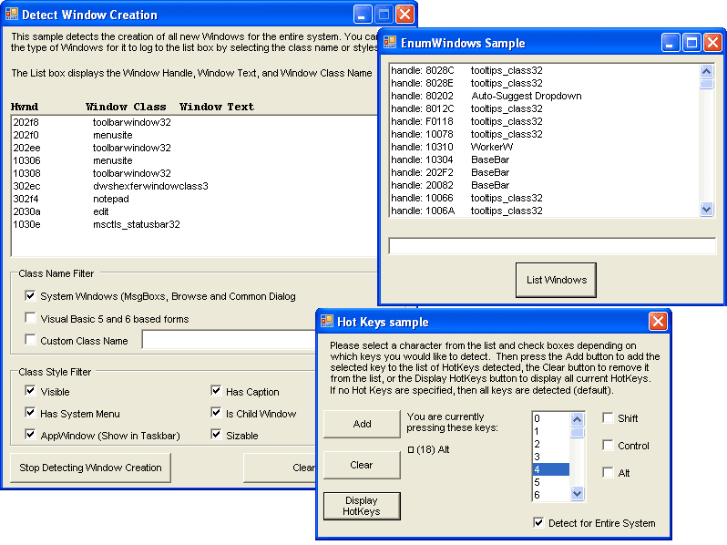 All of Desaware's COM components, with full source code.
