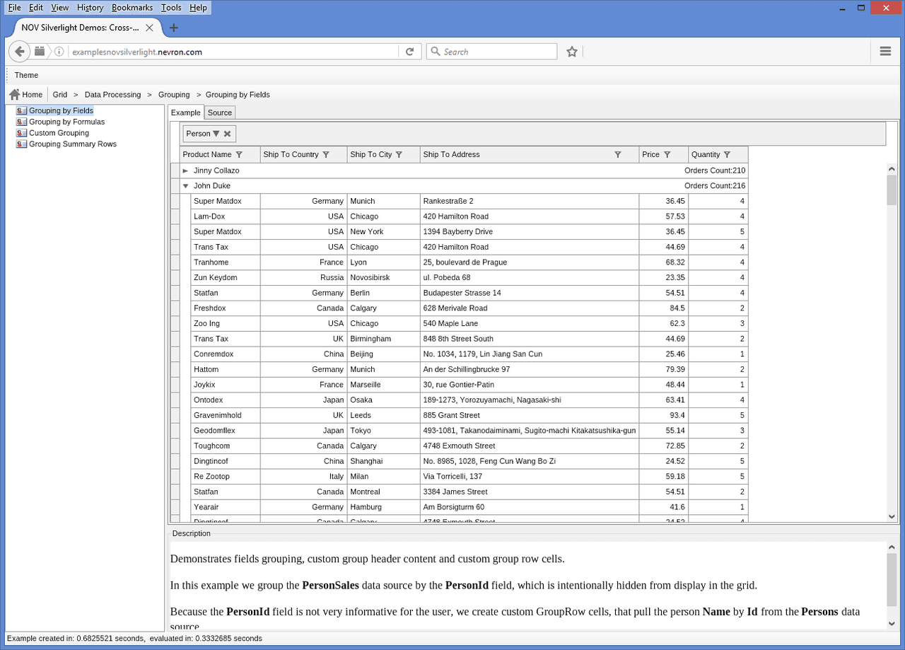NOV Grid for .NET 产品图片