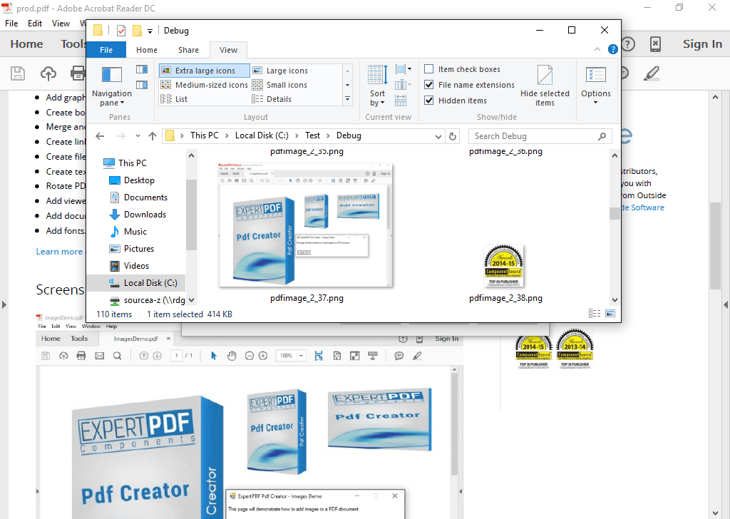 imagen del producto ExpertPDF Pdf Images Extractor