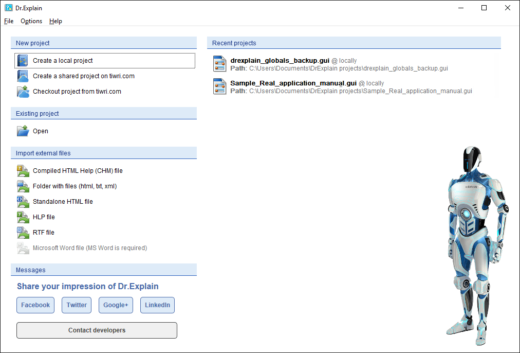 Parses live applications and automatically creates software documentation.