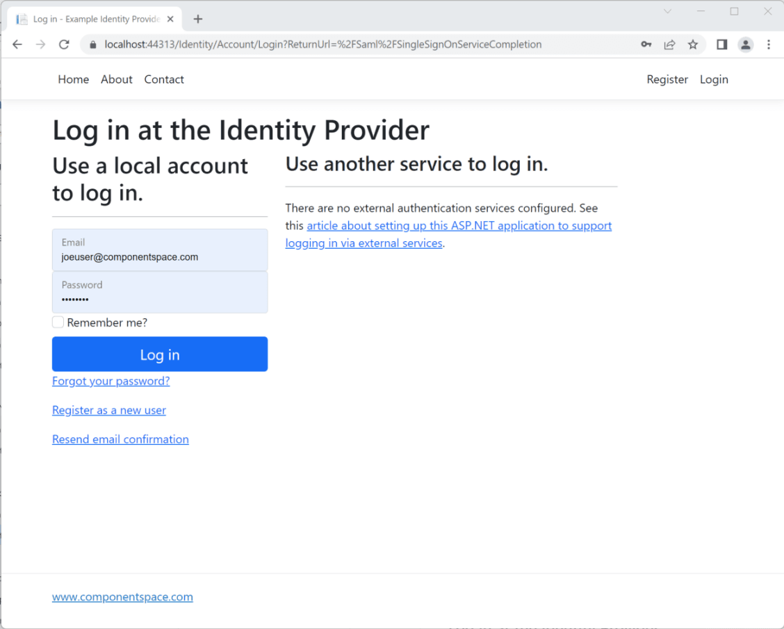 ComponentSpace OpenID for ASP.NET Core 產品圖片