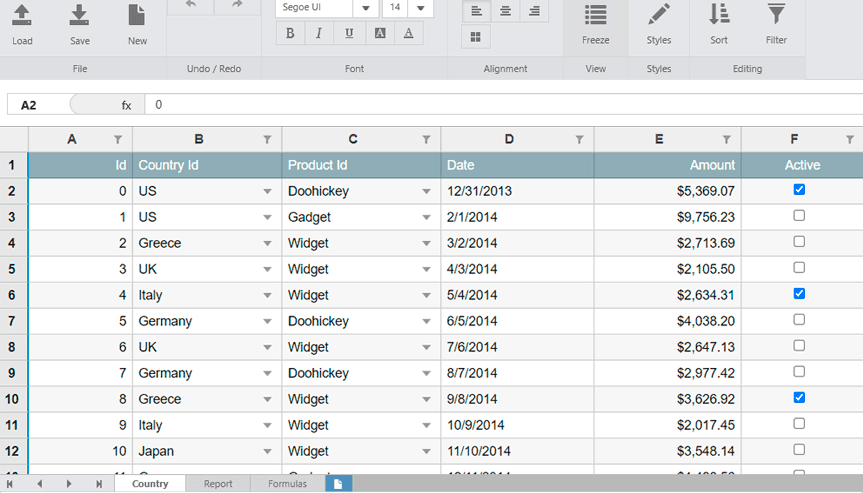 Wijmo Vue Spreadsheet product image Wijmo Vue Spreadsheet product image