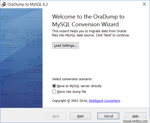 Oracle Dump to MySQL 제품 이미지