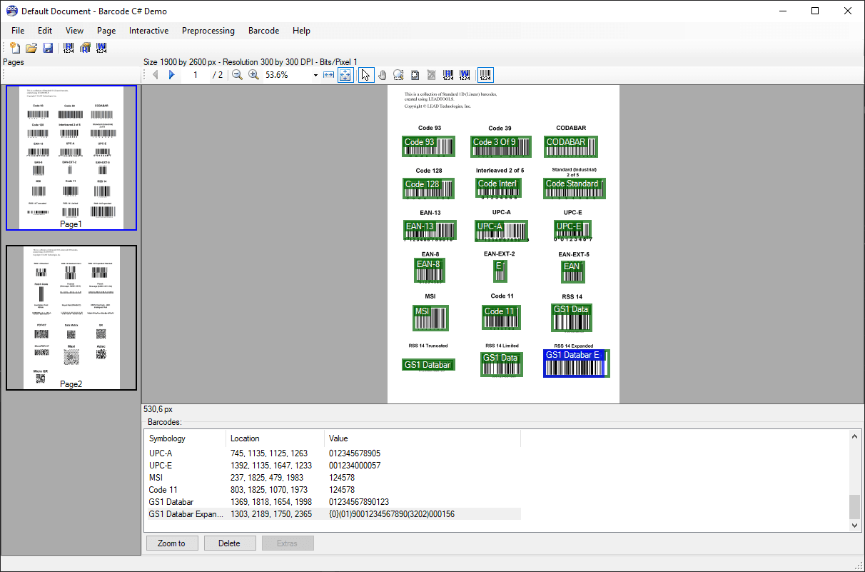 image du produit LEADTOOLS Barcode