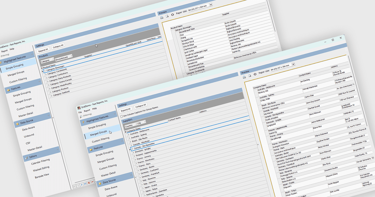 Transform Grid Data Analysis with Nested Grouping