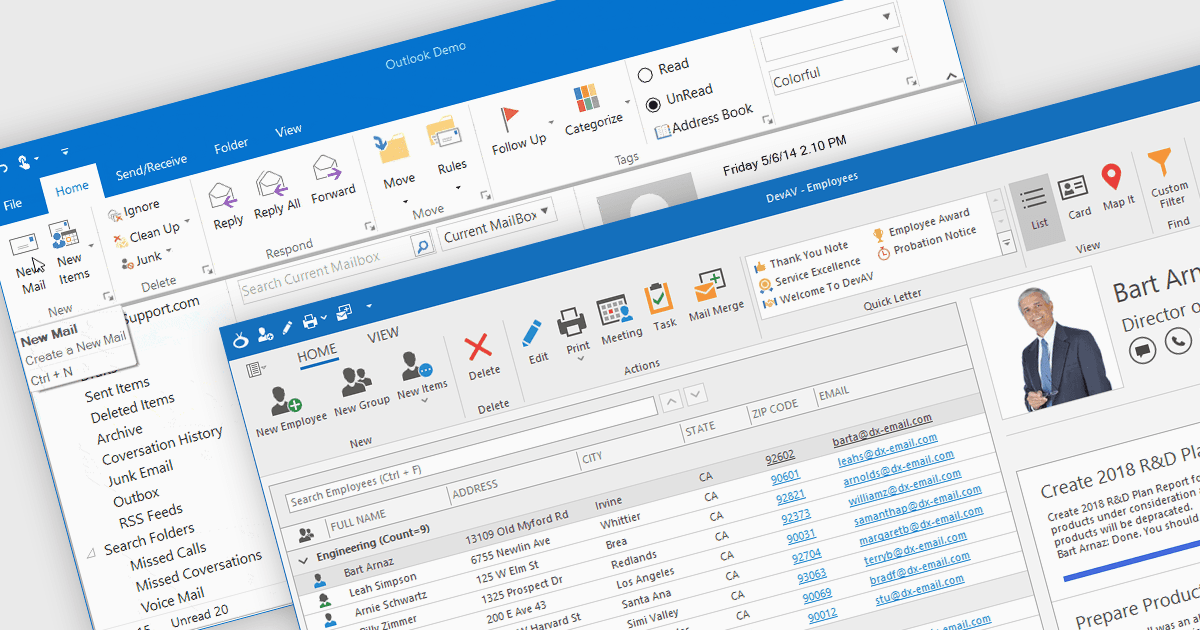 Improve Navigation with a Ribbon Layout