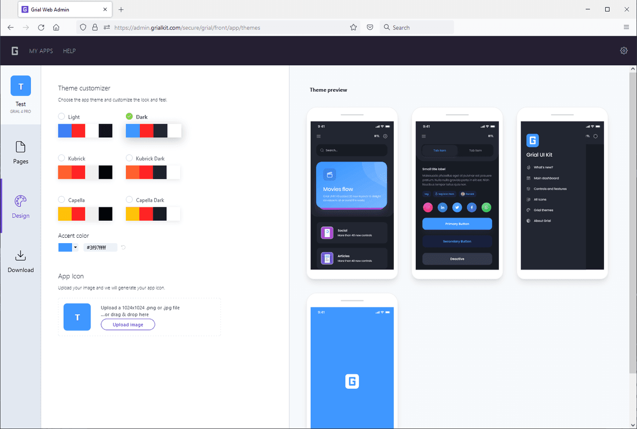 Customize the color, icons, shapes, fields and more to give your app the unique look and feel you need.