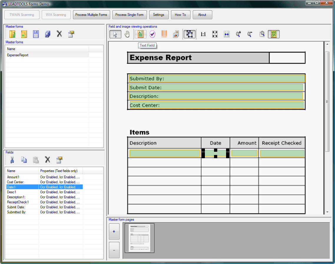 Build powerful document imaging and recognition into your applications.