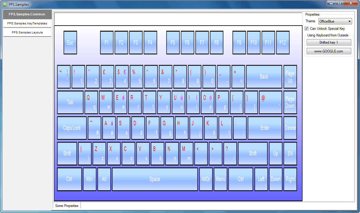 MindFusion.Virtual Keyboard for WinForms product image