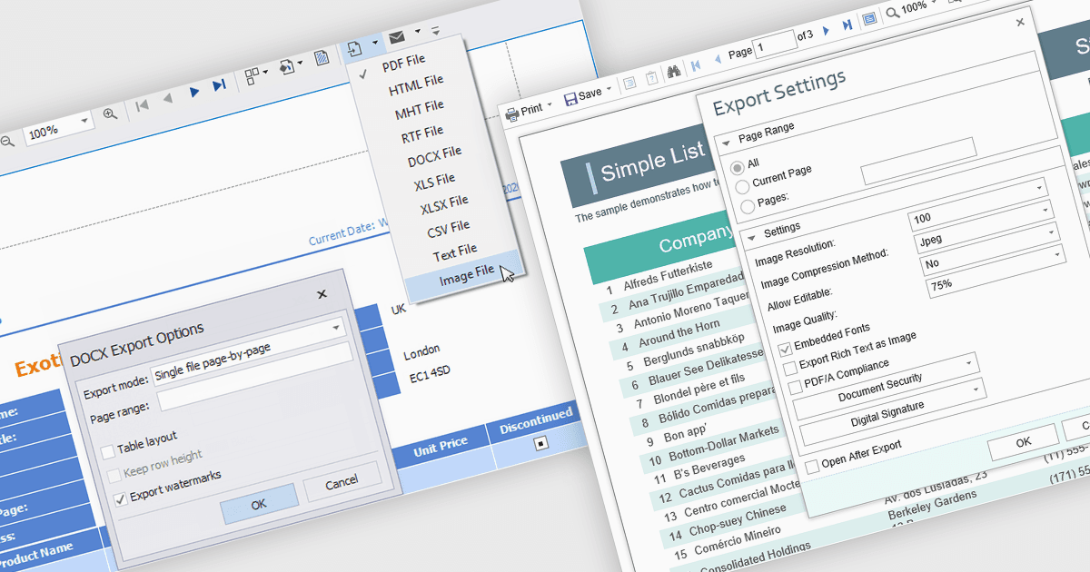 Share Reports Instantly with Export to Image