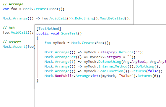 Even beginners learn to mock quickly with the intuitive API, which allows for natural expression of mocking concepts.