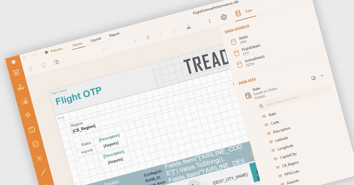 Streamline Report Design with XML Tree Navigation