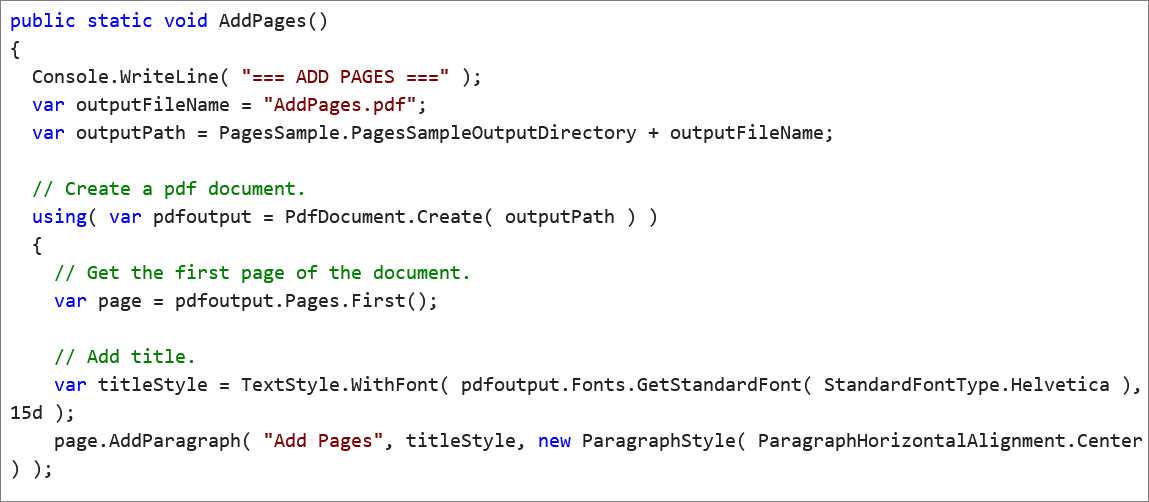 Create or manipulate PDF documents directly from your .NET applications.