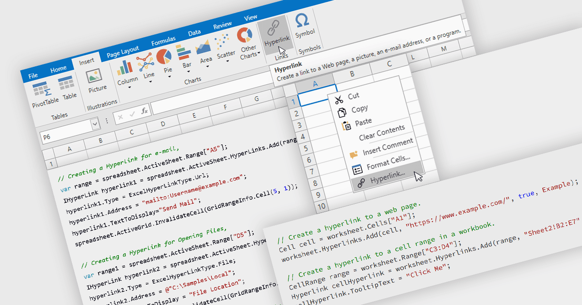 Improve Navigation with In-Cell Hyperlinks