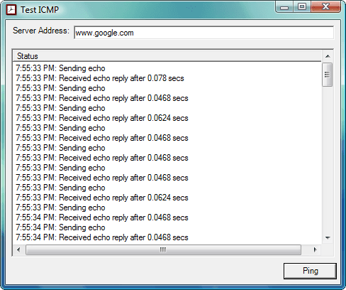 ComponentSpace ICMP (Ping) Component 제품 이미지