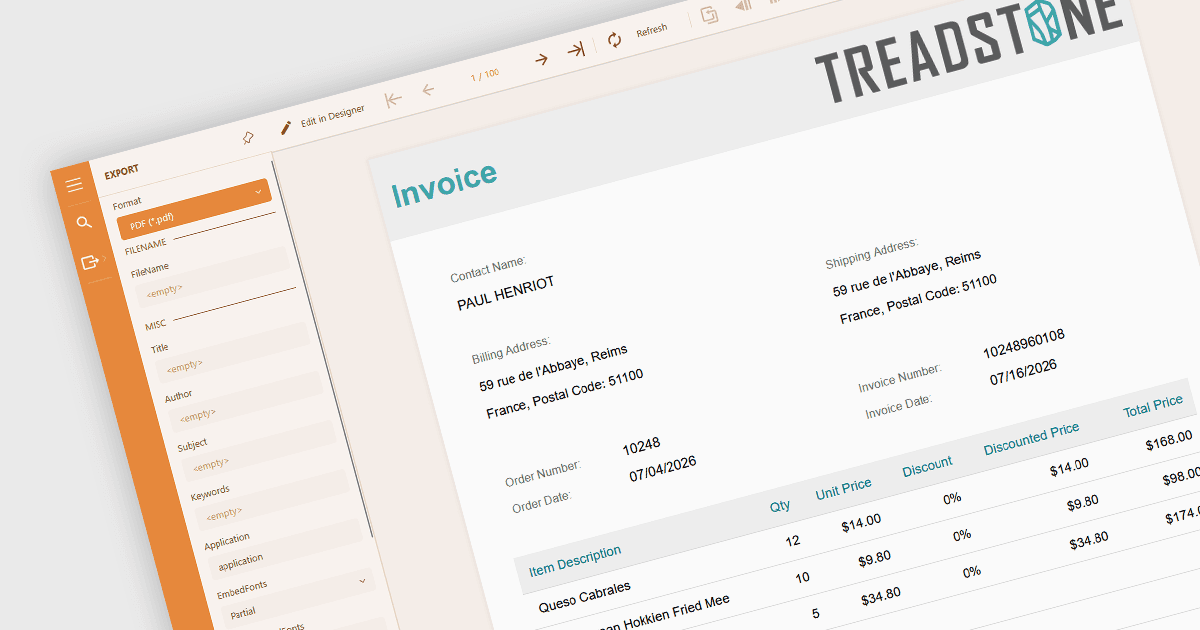 Share Reports in a Consistent Format