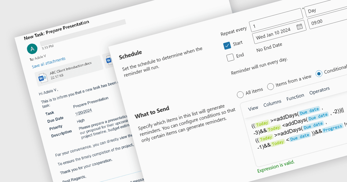 Manage Custom Alerts Directly in SharePoint Online