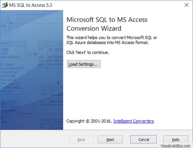 Microsoft SQL Server to Microsoft Access product image