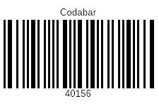 Codabar is a linear barcode symbology. It and its variants are also known as Codeabar, Ames Code, NW-7, Monarch, Code 2 of 7, Rationalized Codabar, ANSI/AIM BC3-1995 or USD-4.