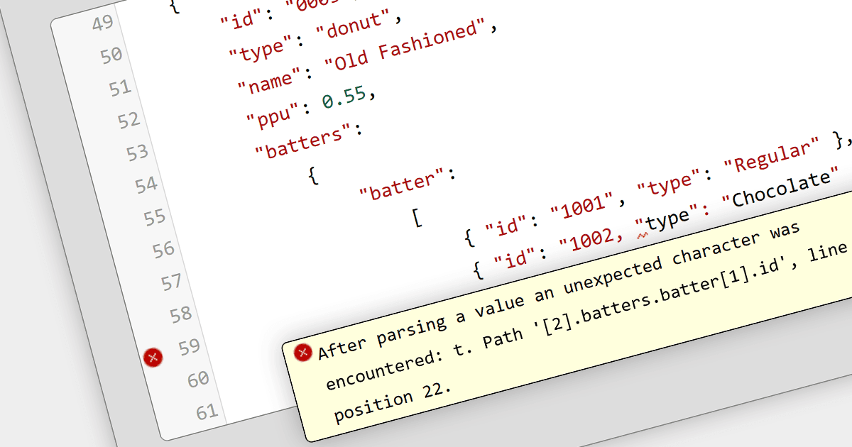Verify JSON Data Quality