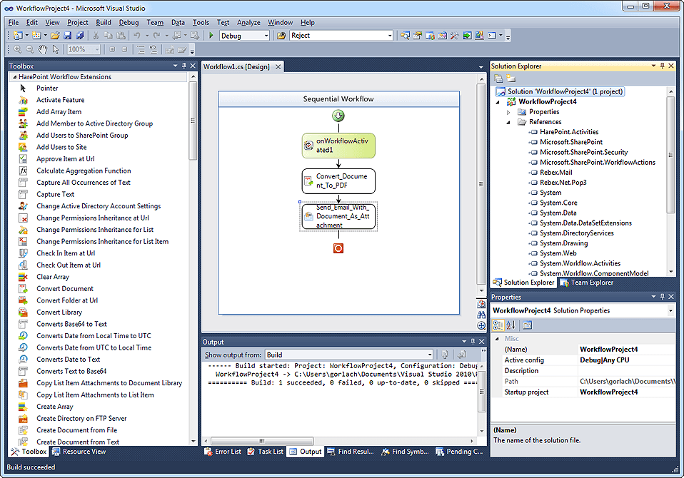 HarePoint Workflow Extensions released