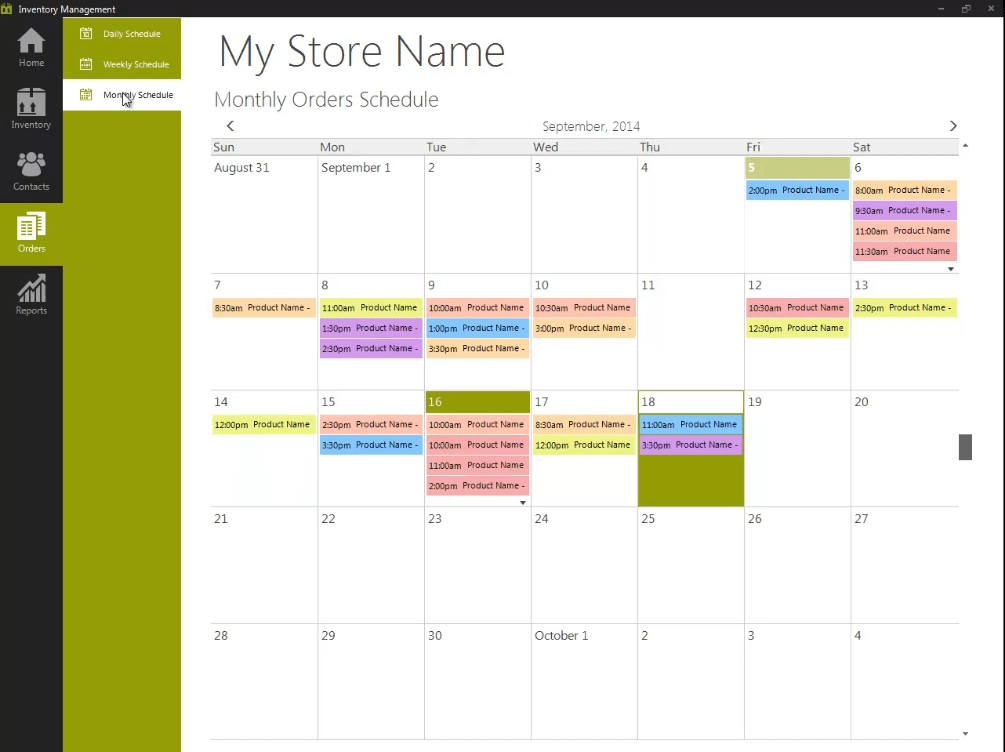Infragistics Ultimate UI for Windows Forms Schedule product image Infragistics Ultimate UI for Windows Forms Schedule product image