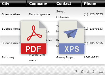 Infragistics Ultimate UI for ASP.NET Web Forms Document Exporter product image