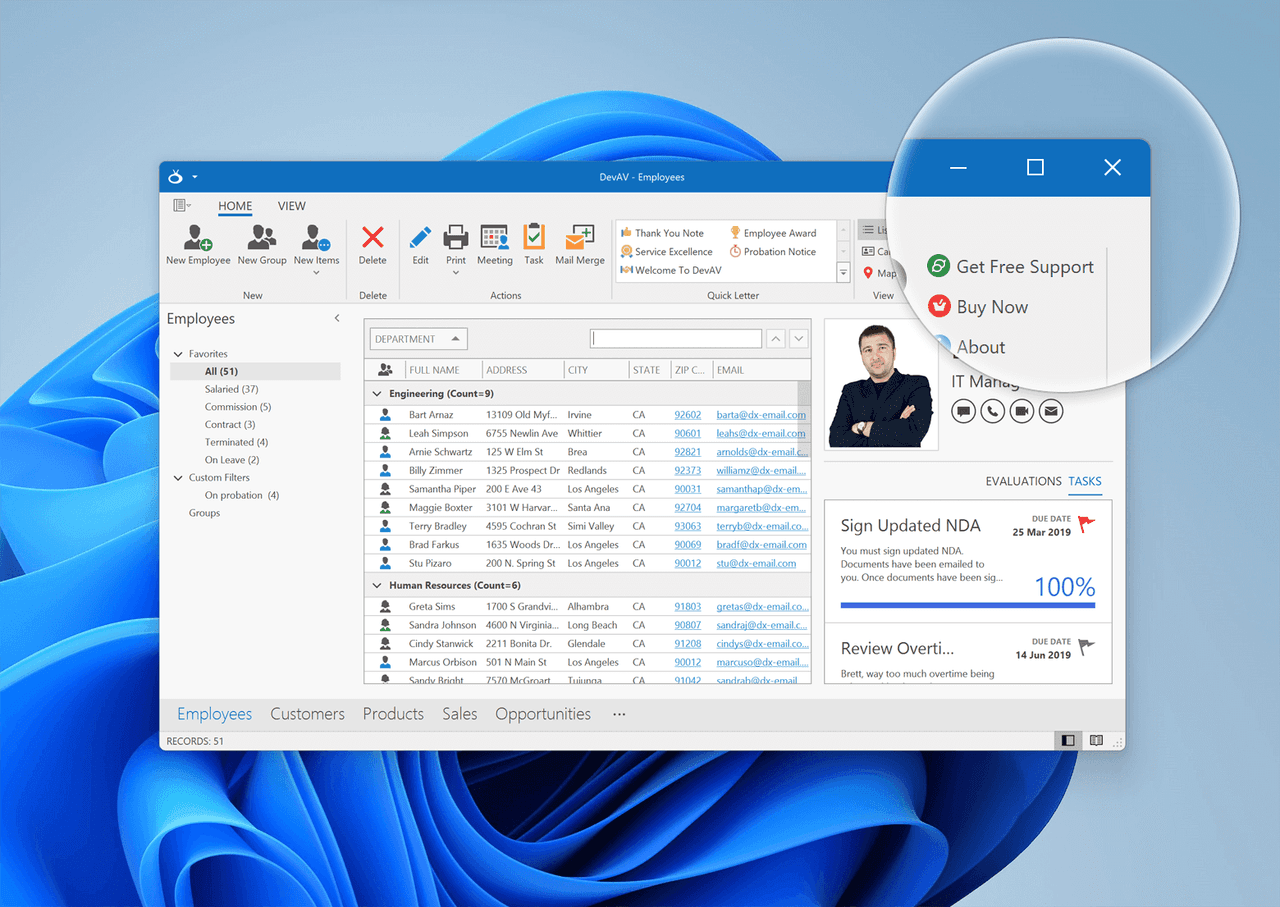 image du produit DevExpress WinForms