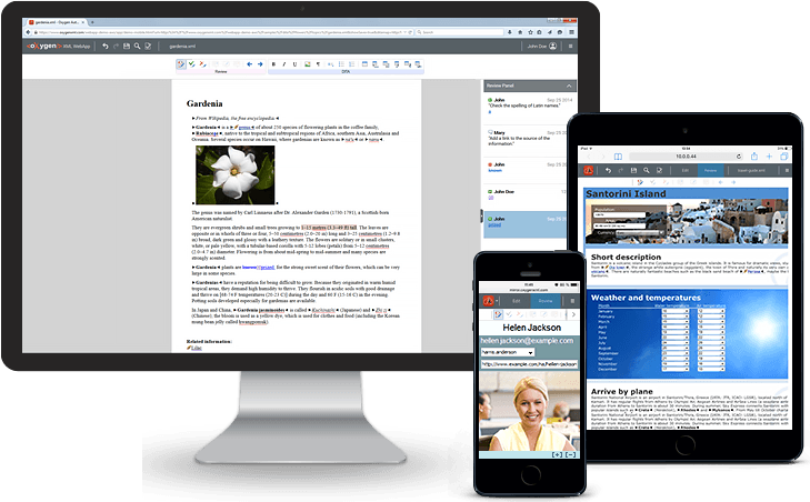 Oxygen XML Web Author